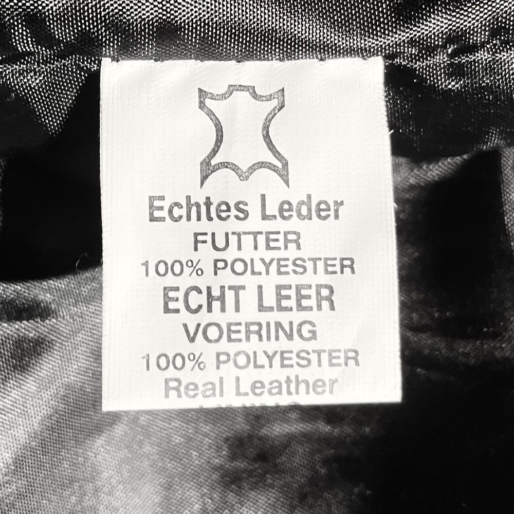Men’s Infinity leather jacket - Picture 5 of 5